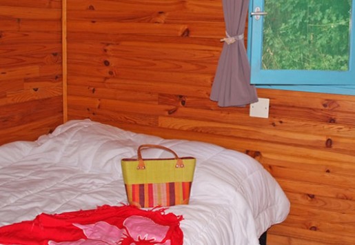 Photo du chalet 6 places du camping au coeur de l'Ardèche