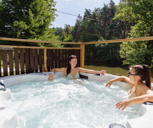 Photo du Grand Chalet 8/10 places du camping au coeur de l'Ardèche