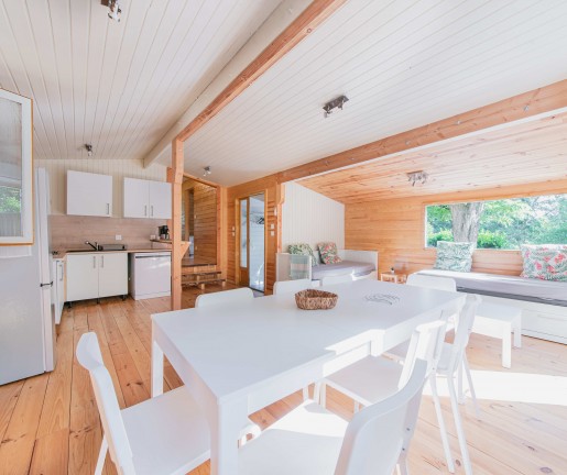 Photo du Grand Chalet 8/10 places du camping au coeur de l'Ardèche