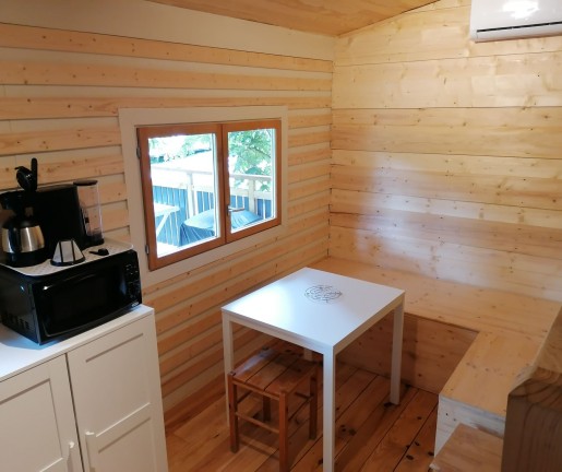 Photo du Chalet en comfort 5 places du camping au coeur de l'Ardèche