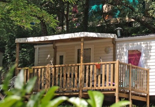 Photo du mobil-home 4 places du camping au coeur de l'Ardèche