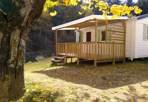 Photo du mobil-home 4 places du camping au coeur de l'Ardèche
