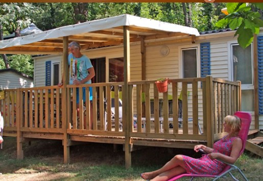 Photo du mobil-home 6 places du camping au coeur de l'Ardèche