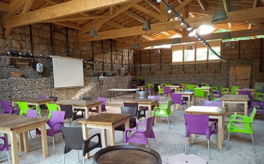 Le restaurant du camping en Ardèche La Grange : anniversaire, mariage, cousinade, ...